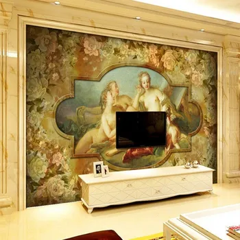 beibehang Vlastnú tapetu 3d Continental stropné nástenné maľby netkaných sexi pozadia na stenu v obývacej izbe hotel 3d tapety