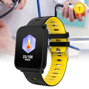 Nový inteligentný náramok srdcovej frekvencie monitorovanie krvného tlaku ip68 profesionálny vodotesný jemné popruhy 180mAh smart band náramky