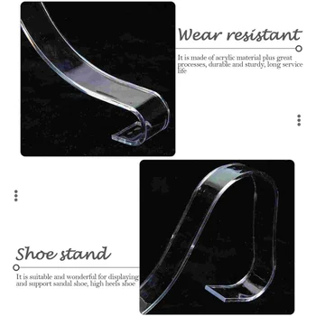 10 Ks Stojan Tvorivé Akryl Odolné Sandál Užitočné Zobrazenie Stojan Čistenie Displeja Modul pre Podporu Zobrazenie