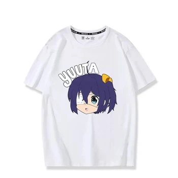 Anime Láska, Chunibyo A Iné Bludy Takanashi Rikka Bežné T-Shirt Cosplay Muži Ženy Lete Unisex Voľné Krátky Rukáv Topy