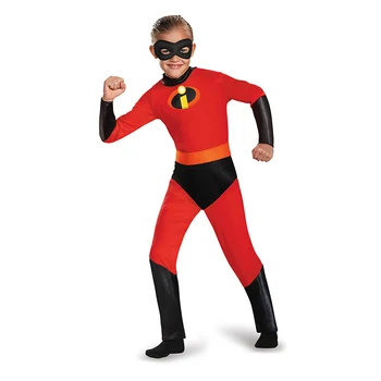 The Incredibles Kostým Jack Parr Cosplay Jumpsuit Incredibles Bob Parr Cosplay Dospelých Dieťa Kombinézu Maska Vyhovovali Halloween Kostým